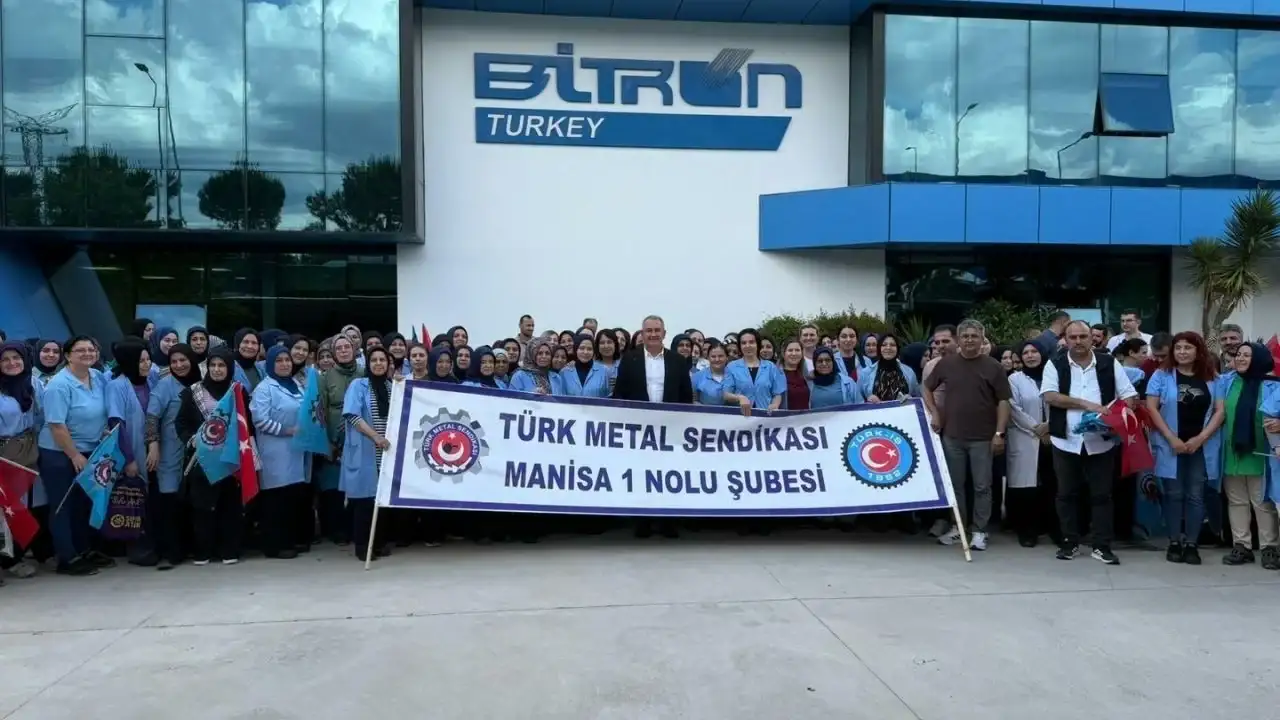 Manisa'da Bitron ile Türk Metal-Sen arasında toplu iş sözleşmesi imzalandı