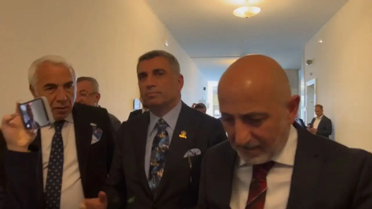 Engin Altay, Ali Öztunç ve Gürsel Erol, Özgür Özel ile görüştü