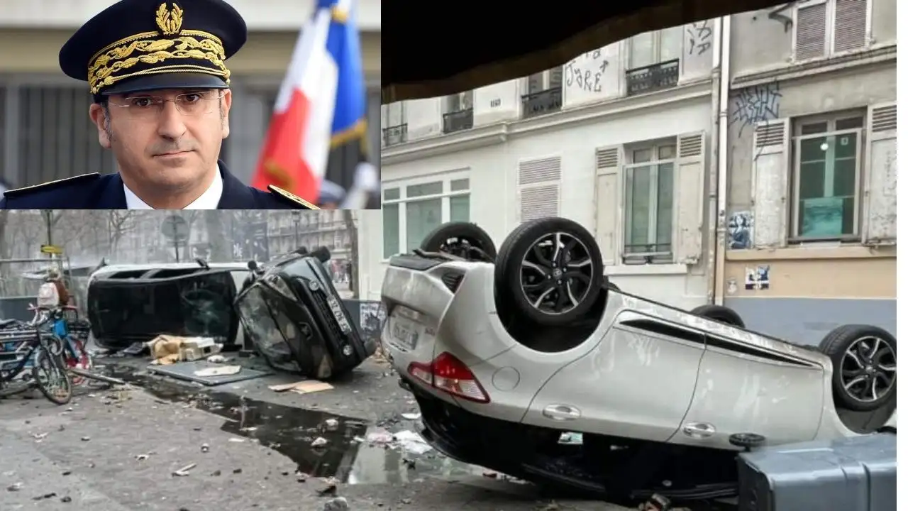 Paris Emniyet Müdürü "ülkücü provokasyonu" açıkladı: Paris'teki protestolara bir kamyonetten provokasyon yapıldı