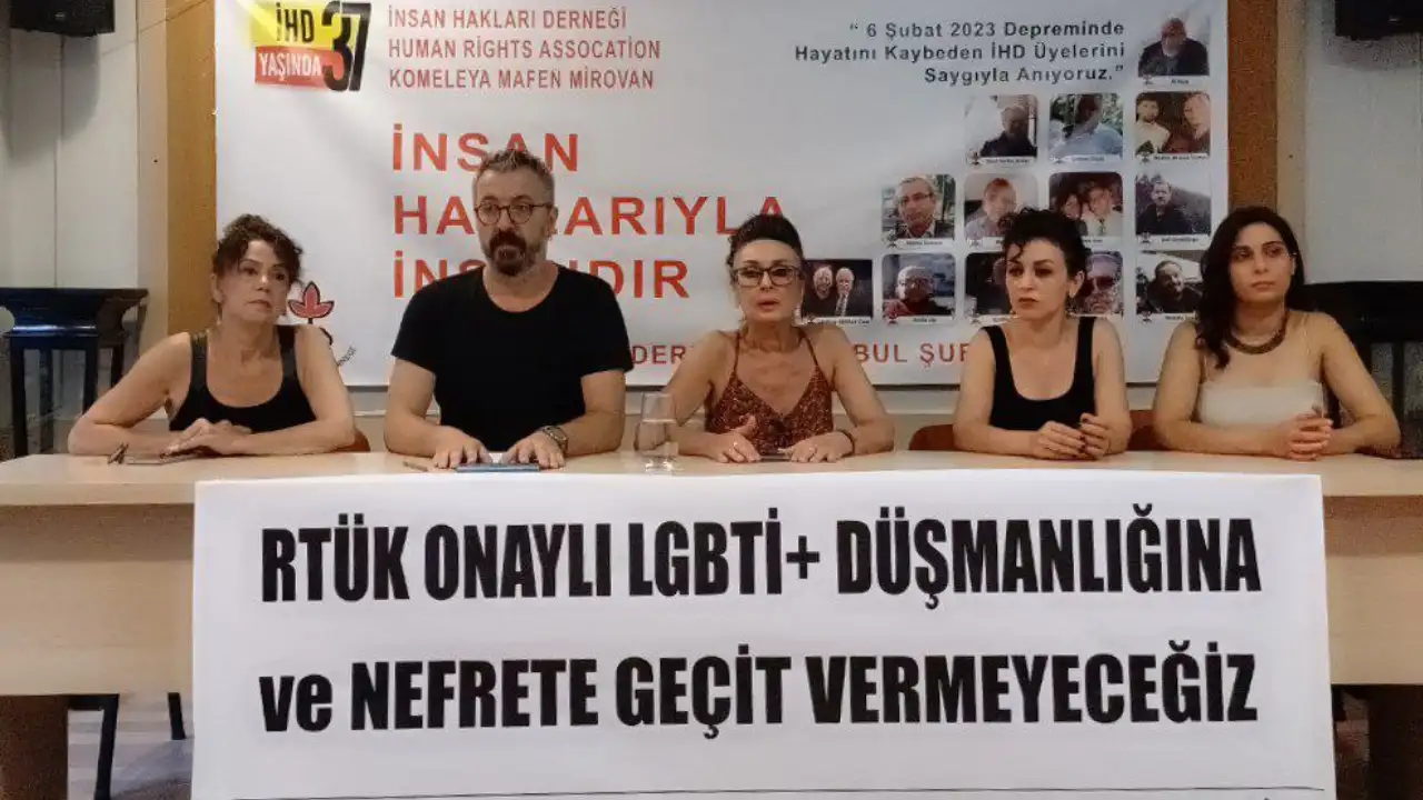 İHD LGBTİ+ Hakları Komisyonu: RTÜK onaylı nefrete geçit vermeyeceğiz 