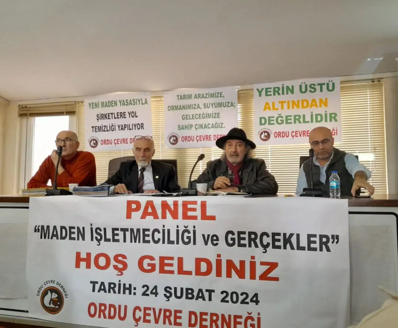 Ordu’da maden işletmeciliği tartışıldı: Halk toprağına, suyuna sahip çıkmalı