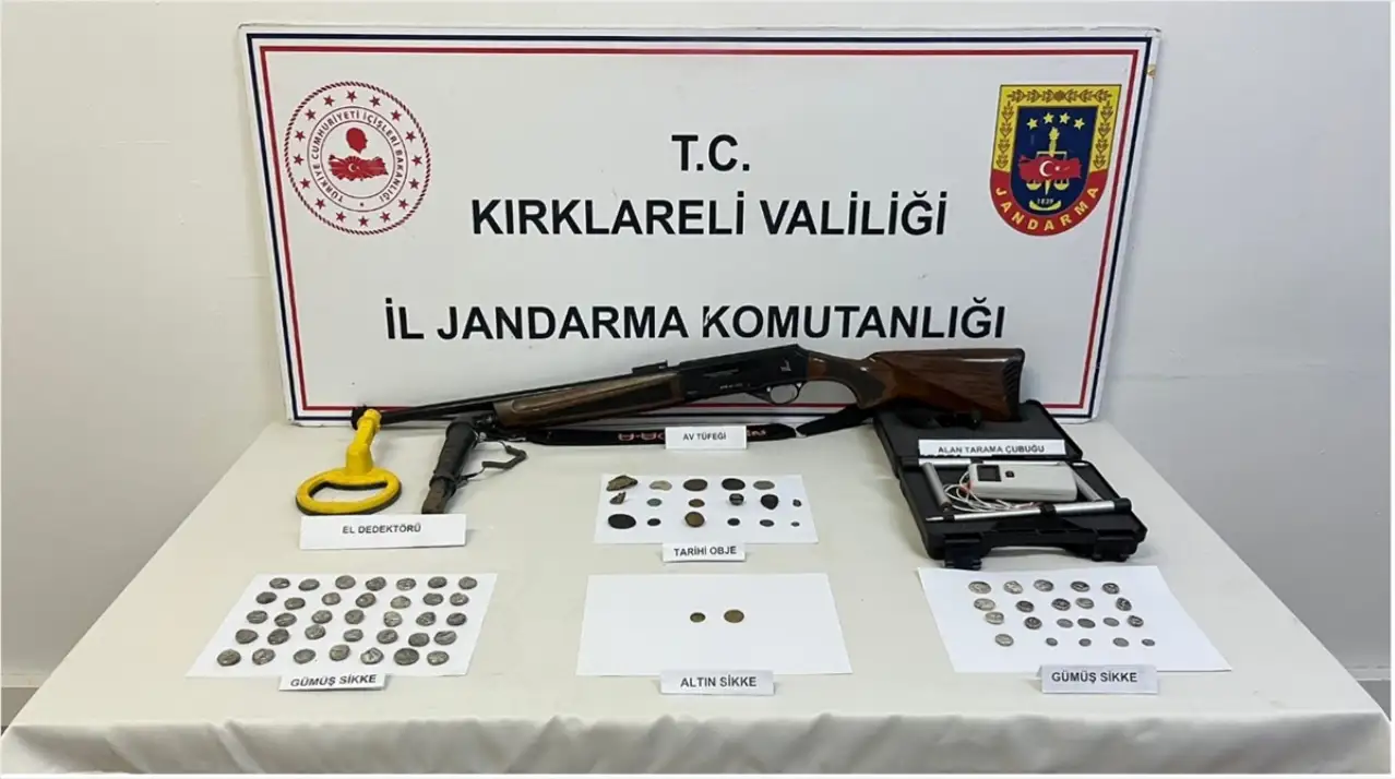 Kırklareli'nde Roma ve Bizans dönemlerine ait 75 obje yakalandı