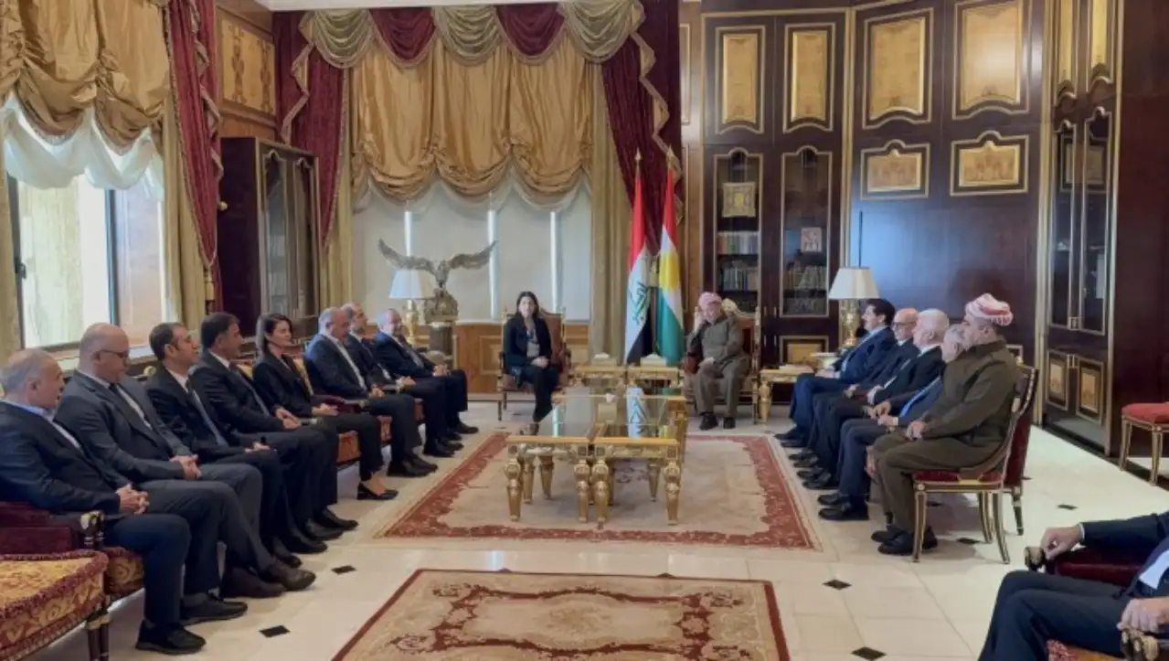 İmralı heyeti ile Mesud Barzani görüştü
