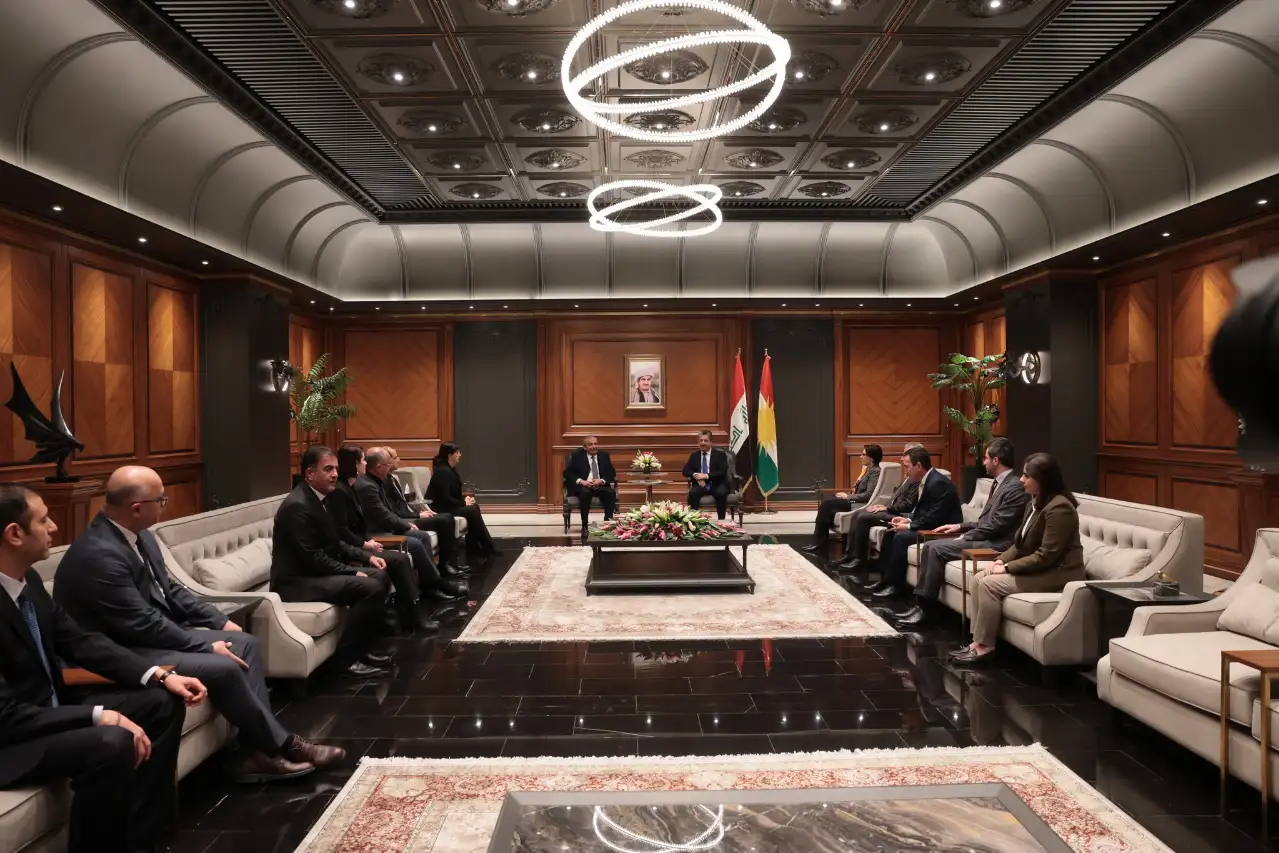 Mesrur Barzani İmralı heyetini kabul etti