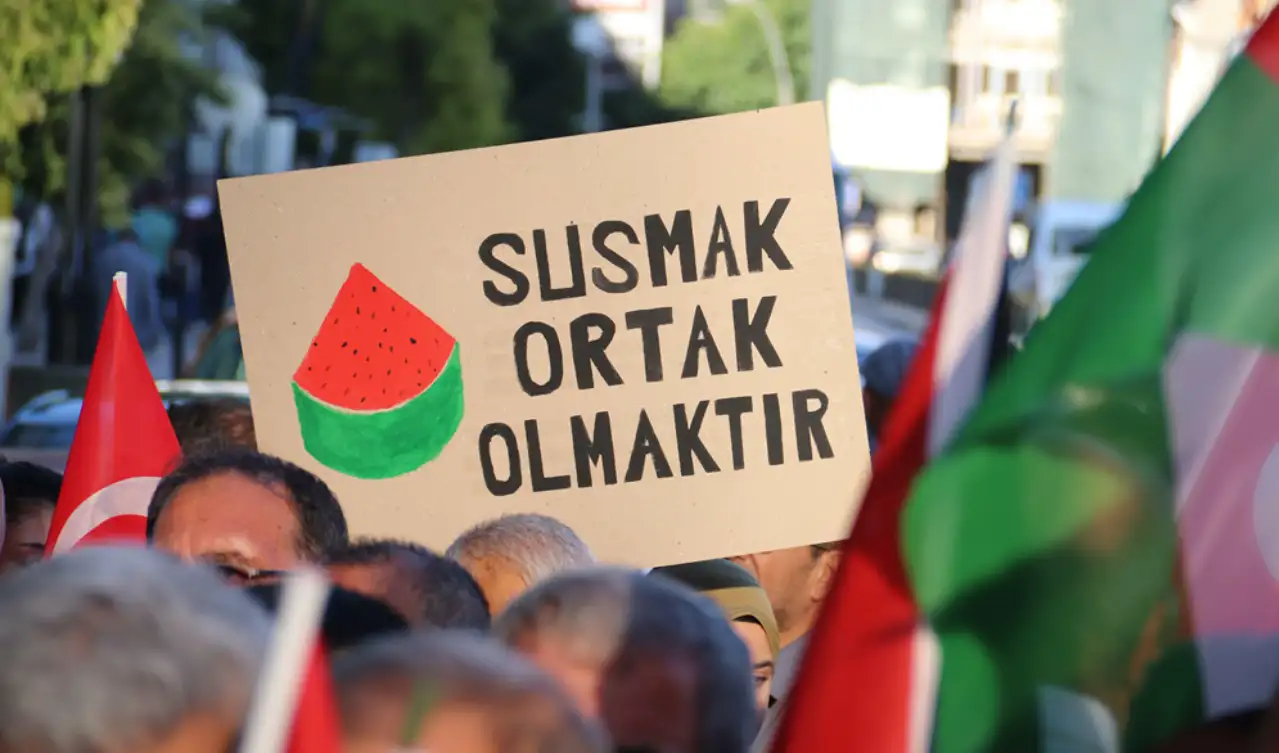 Elazığ'da "İsrail zulmüne hayır" yürüyüşü