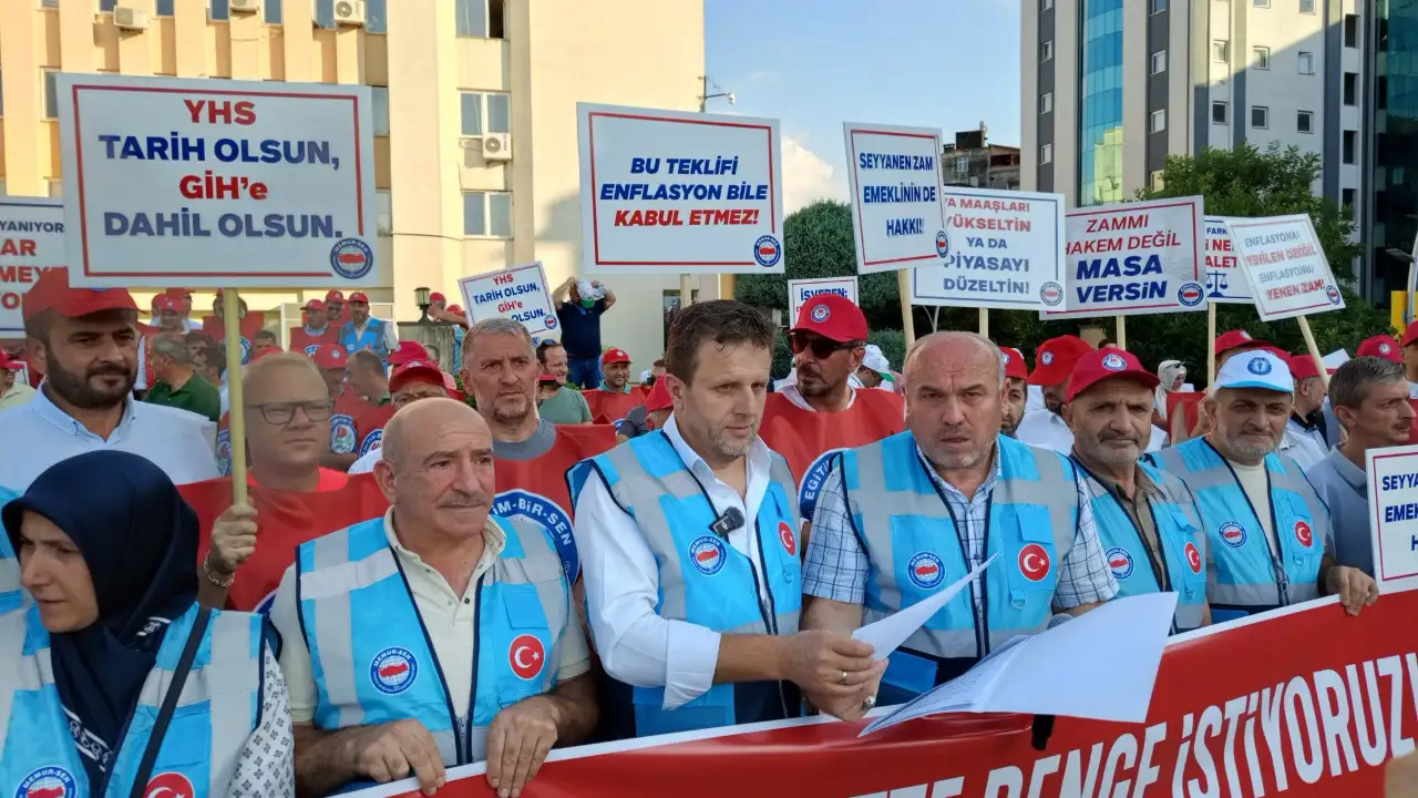 Erdoğan'ın memleketinde Memur Sen'den zam teklifine protesto