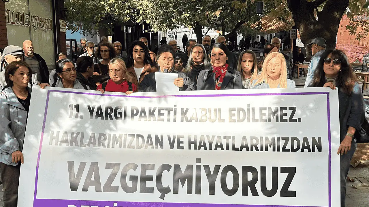 Dersim'de 11. Yargı Paketi protestosu: LGBTİ+ varoluşuna açık saldırı