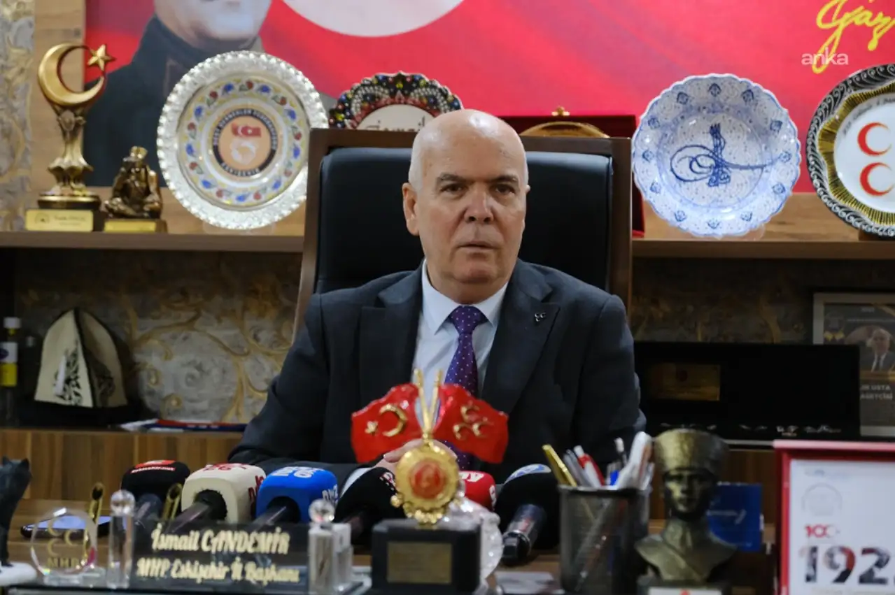 MHP Eskişehir İl Başkanı Candemir'den sürece tepki gösteren polis ile ilgili açıklama: Önceden planlanmış bir şov