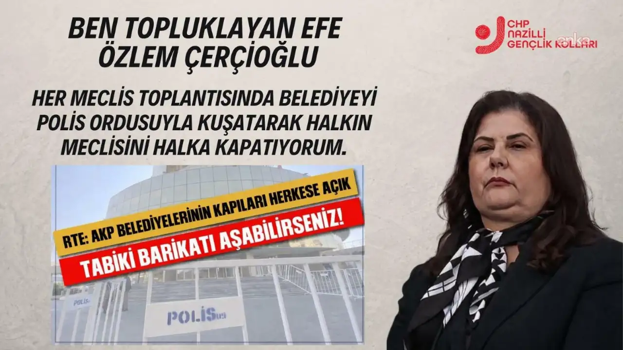 Nazilli'de afiş soruşturması: CHP gençlik kolları yöneticileri gözaltına alındı