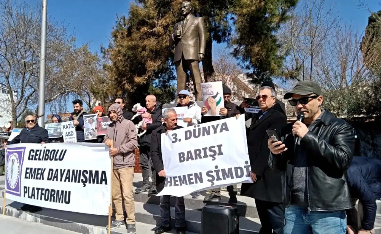 Gelibolu Emek Dayanışma Platformu: Barış her zaman emperyalizme karşı halkların kardeşliğinde yükselir