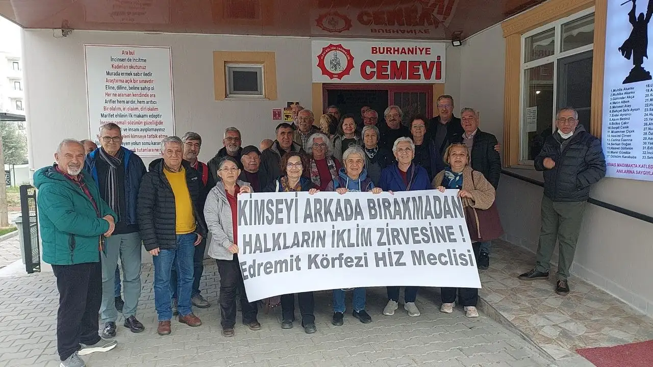 Edremit Körfezi’nde ekoloji mücadelesi büyüyor: Halkların İklim Zirvesi Edremit Körfezi Meclisi kuruldu