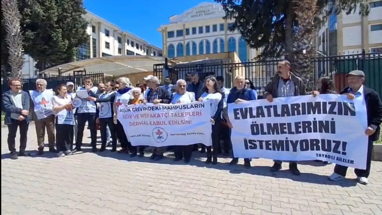 Mahpusların yaşam hakkı için Antalya’dan çağrı: Tecrit derhal son bulmalı