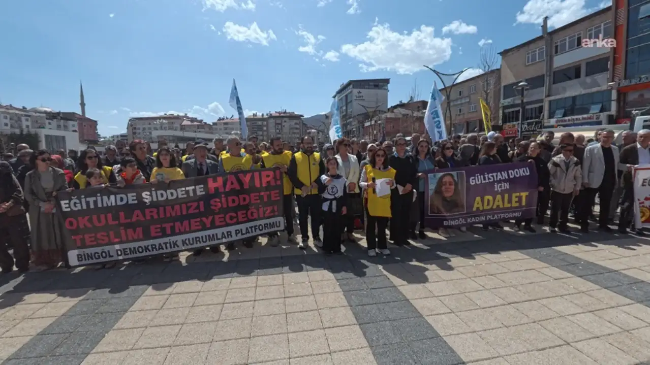 Bingöl'de Gülistan Doku eylemi: Gerçek suçlular açığa çıkana kadar bir adım geri atmayacağız