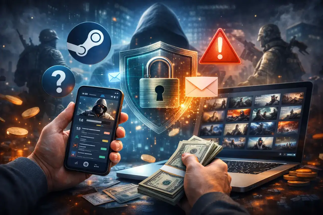 Steam Hesap Satın Alırken Nelere Dikkat Edilmeli? Güvenlik, Riskler ve Doğru Seçim Rehberi