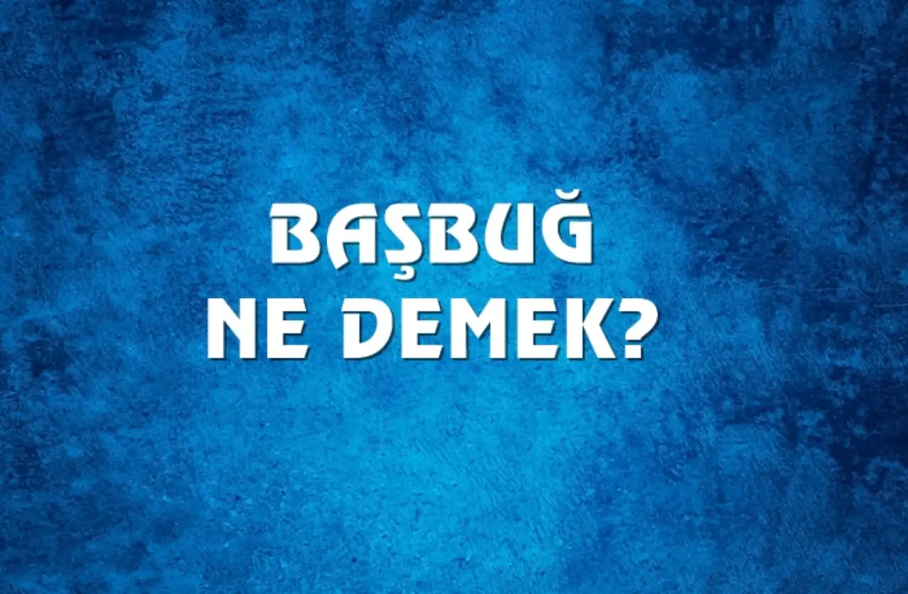 Başbuğ Ne Demek, Ne Anlama Gelir? Başbuğ Kelimesi TDK Sözlük Anlamı Nedir?