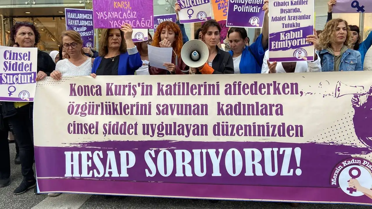 "Gonca Kuriş’in katilleri serbest bırakılmasını ve gözaltında tacize uğrayan kadınları her gün konuşacağız"