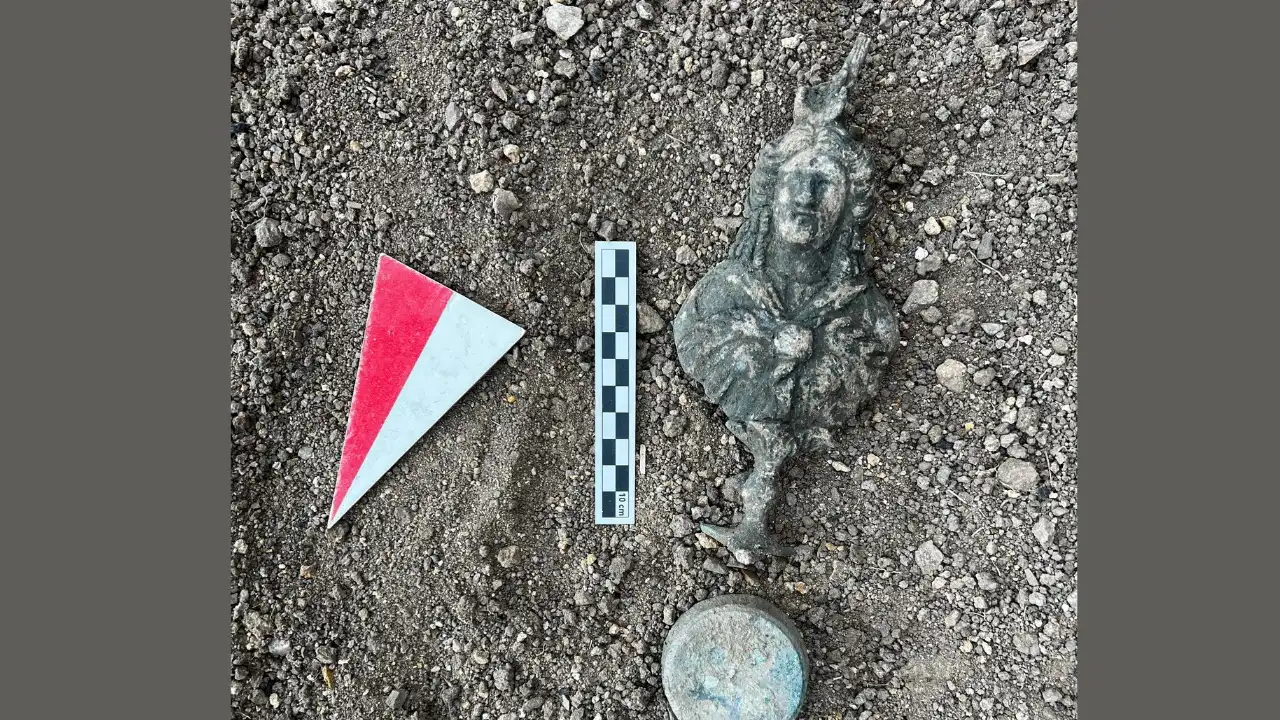 Satala Antik Kenti’nde Mısır Tanrıçası İsis’in bronz büstü keşfedildi