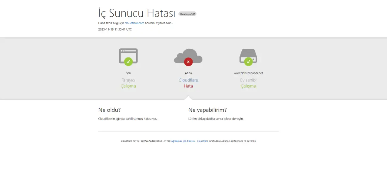 Cloudflare sorunu YouTube, E-Devlet ve X'e erişimi etkiledi