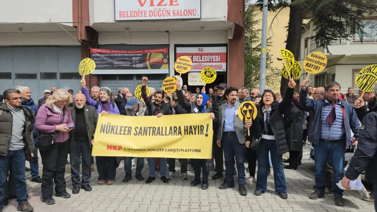Trakya'da "nükleer santrale hayır" sesleri yükseldi
