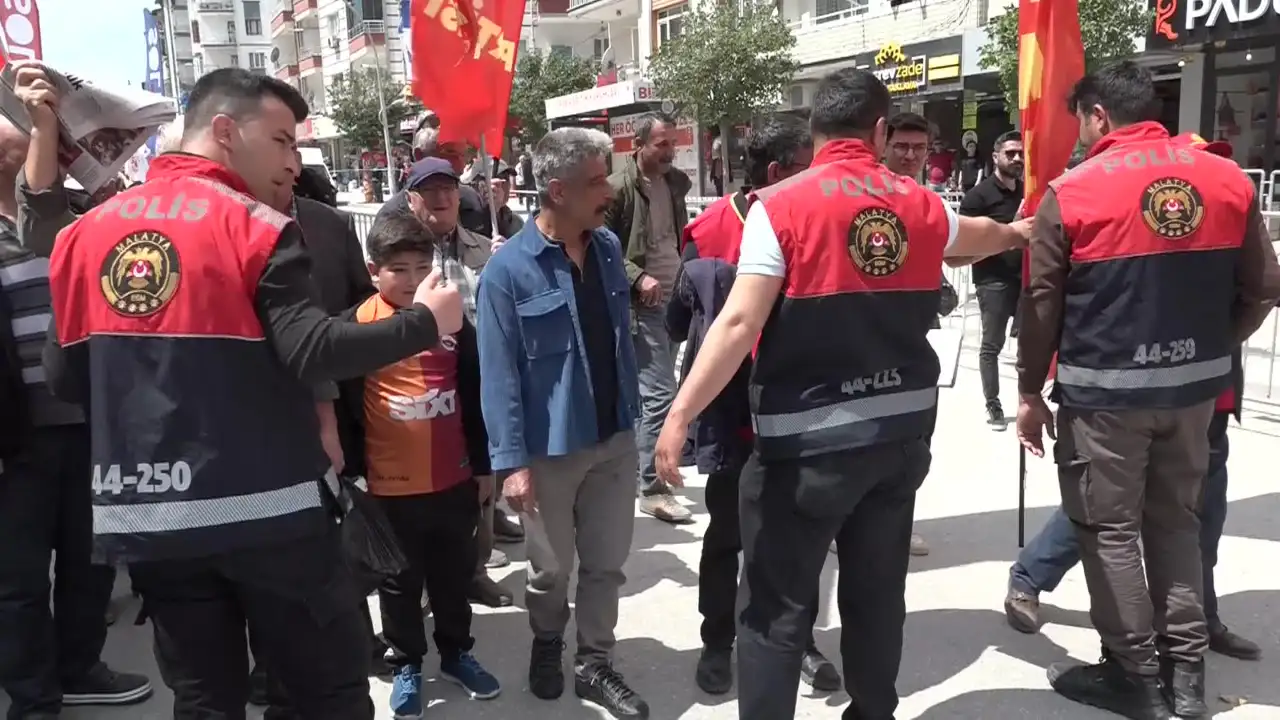Malatya'da 1 Mayıs kutlaması: Daha kararlı, daha onurlu ve daha dirençliyiz