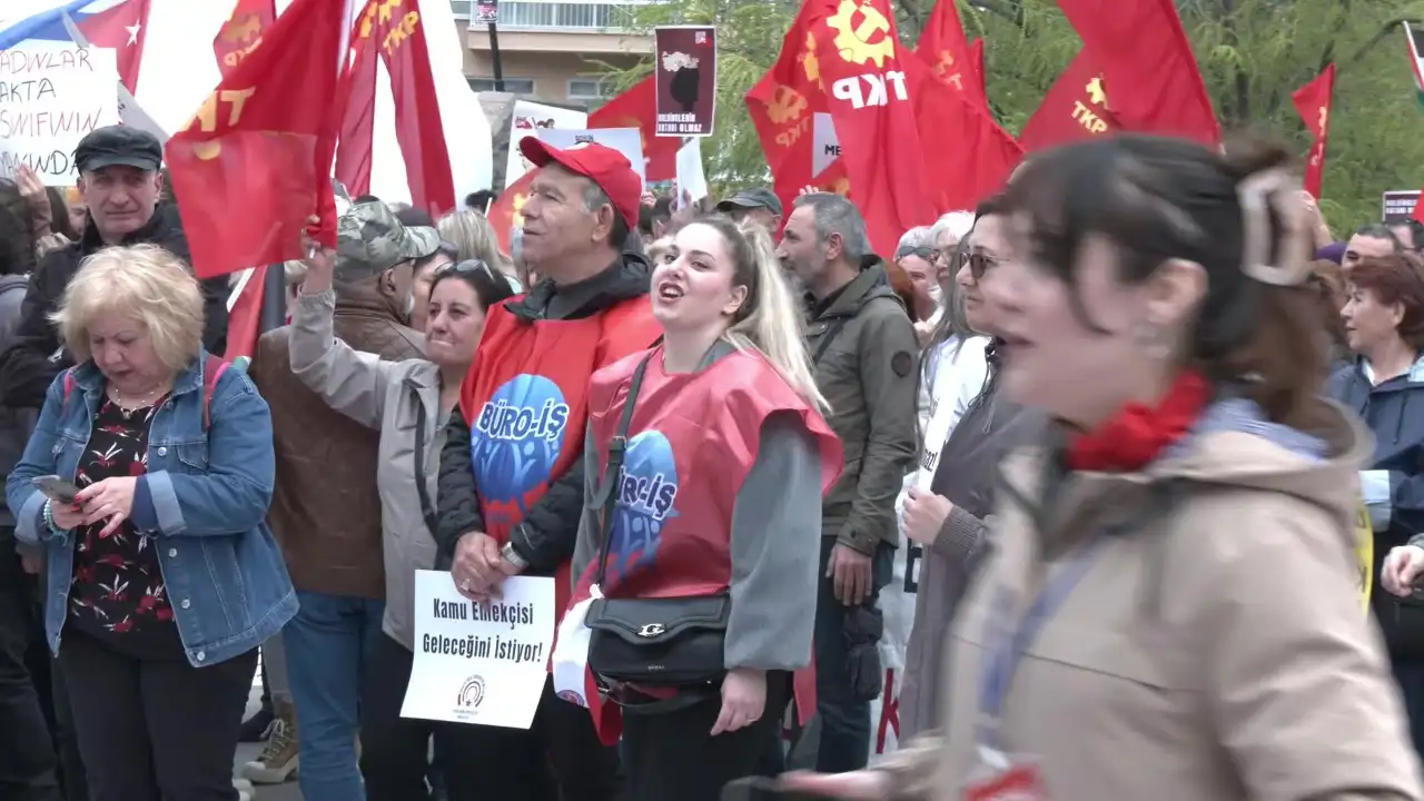TKP Ankara'da 1 Mayıs manifestosunu okudu