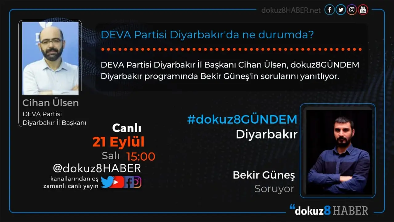dokuz8GÜNDEM Diyarbakır | DEVA Partisi Diyarbakır'da ne durumda?