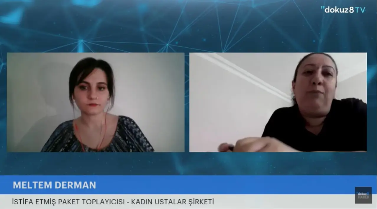 Kadın Ustalar'da hakları için mücadele eden işçi kadınlar anlatı