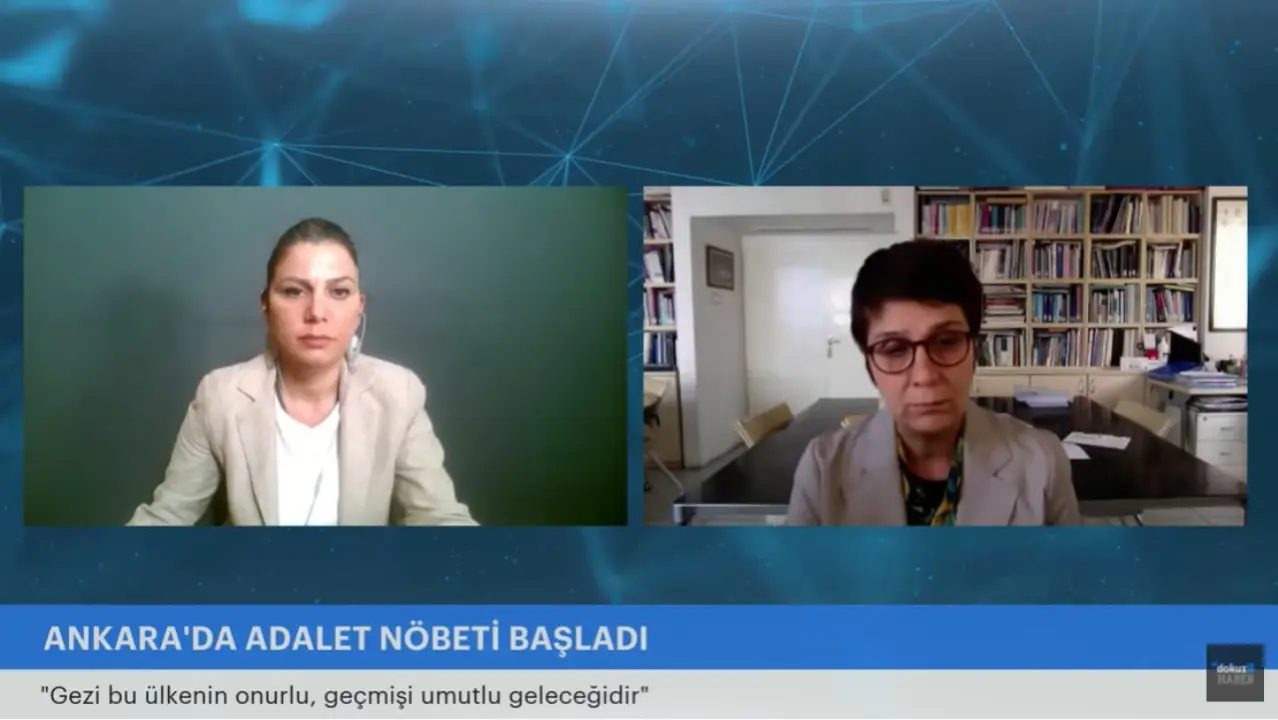 Gezi cezalarına karşı Ankara'da adalet nöbeti başladı