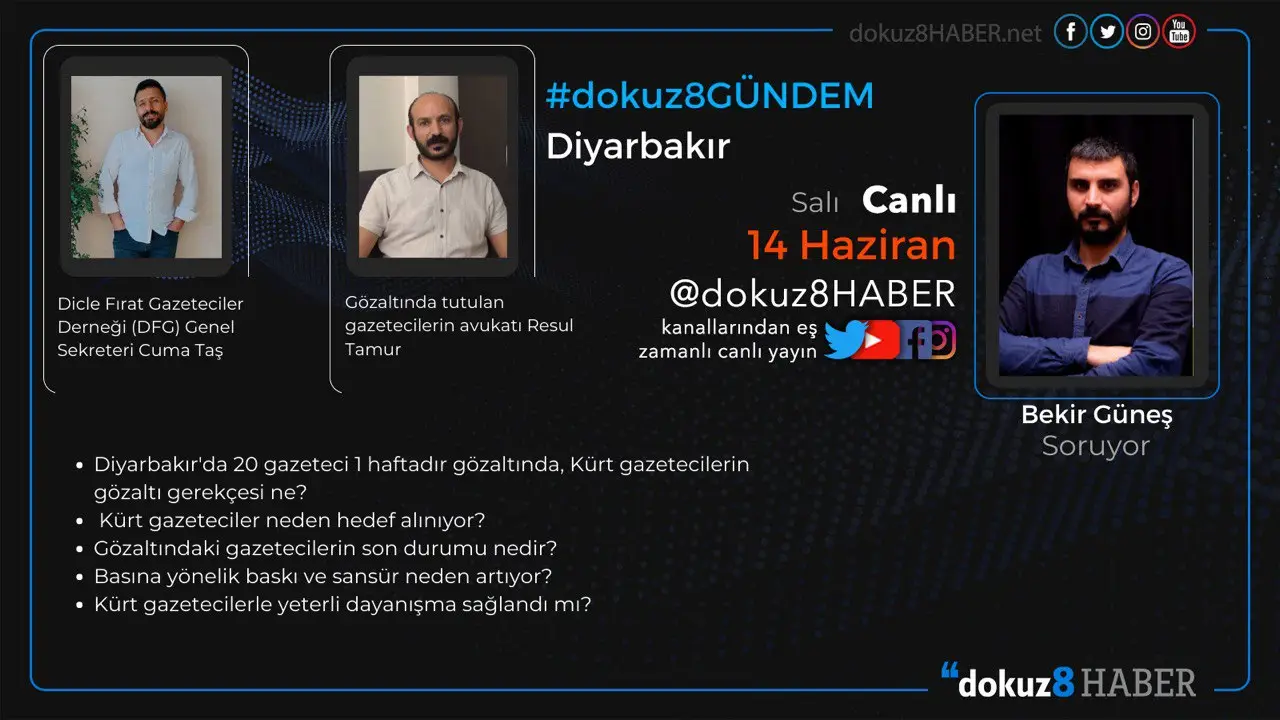 Diyarbakır'da 20 gazeteci neden gözaltına alındı?