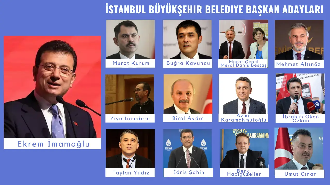 Ekrem İmamoğlu’nun tarihi sınavı! İşte detay detay 13 rakibi