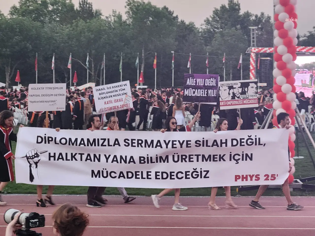 Diplomamızla sermayeye silah değil halktan yana bilim üretmek için mücadele edeceğiz