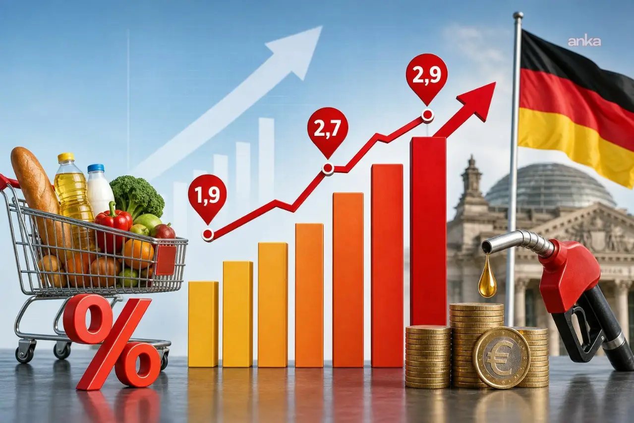 Almanya'da Nisan'da enflasyon yüzde 2,9'a yükseldi