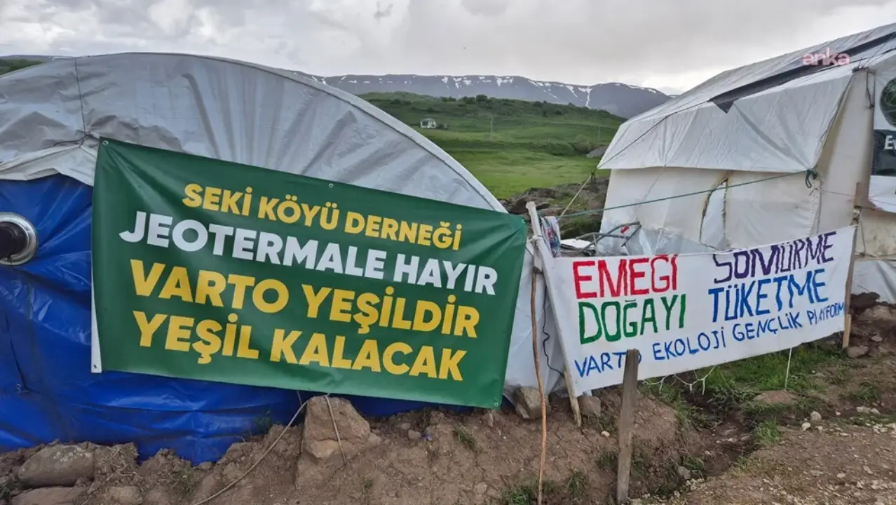 Varto'da JES'e karşı çadır nöbeti 38'inci gününde sürüyor