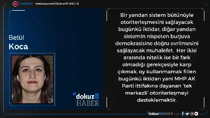 Betül Koca: Yeşil Sol Parti ve Kılıçdaroğlu’nu desteklemek