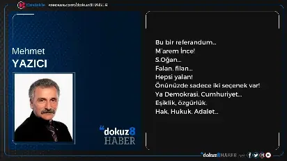 Bu seçim o seçim değil!