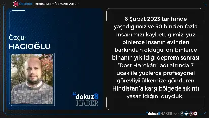Bu Hindistan size ne yaptı?