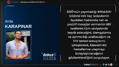 Dünya Sağlık Örgütü; Belirlenemeyen = bulaştırmayan ile HIV riski sıfır