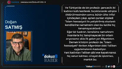 Türkiye'nin kadınları ve Talibanizmi savunan profesör