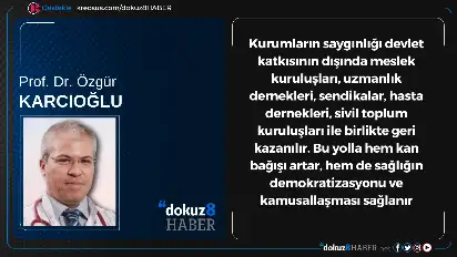 Ülkemizin kan ile sınavı: Tünelin ucundaki ışık