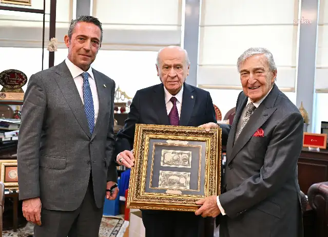 Bahçeli, Rahmi Koç ve Ali Koç ile görüştü