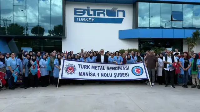 Manisa'da Bitron ile Türk Metal-Sen arasında toplu iş sözleşmesi imzalandı