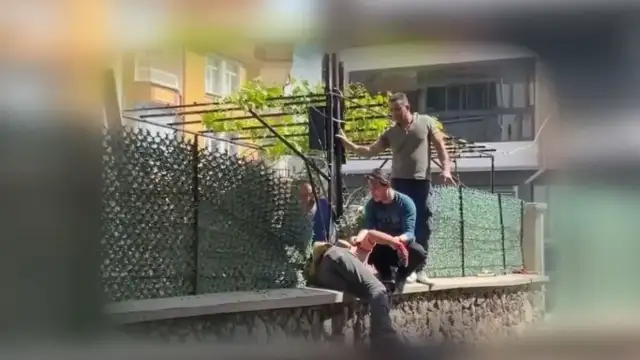 4. Kattan düşen işçi ağır yaralandı