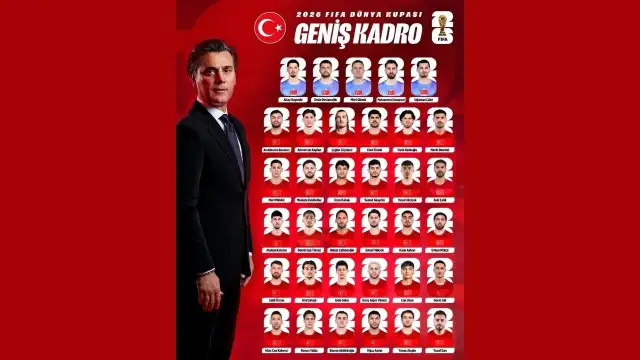 Türkiye Milli Takım 2026 FIFA Dünya Kupası kadrosu belli oldu