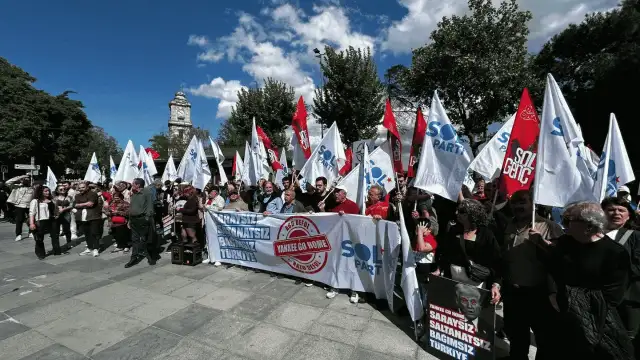 SOL Parti, Taksim'den Dolmabahçe'ye 'Bağımsızlık Yürüyüşü' düzenledi