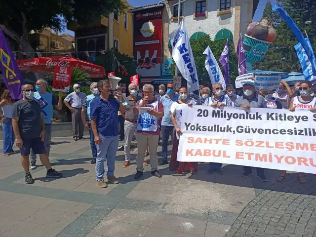 Antalya KESK: Bu mutabakatı kabul etmiyoruz