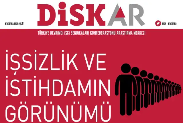 DİSK-AR: Çalışabilir 64 milyonun sadece 20,4 milyonu kayıtlı ve tam zamanlı istihdamda