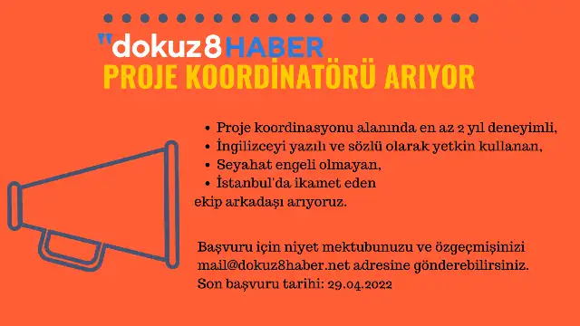 dokuz8HABER, Proje Koordinatörü arıyor