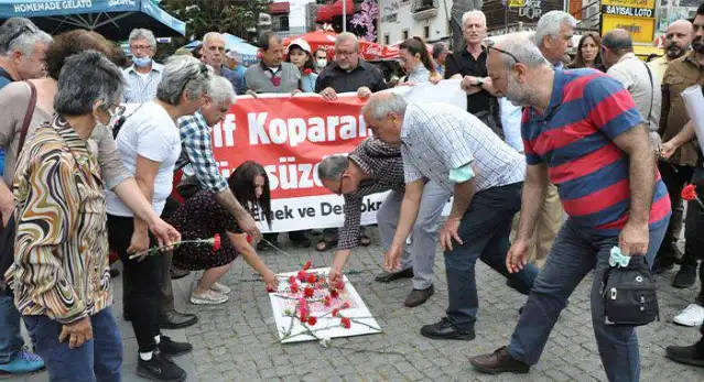 Antalya'da 1 Mayıs 1980’de öldürülen Arif Koparan vurulduğu yerde anıldı