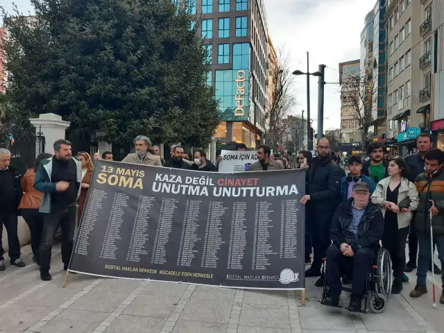 Soma Katliamı davasında Yargıtay'ın onama kararı protesto edildi