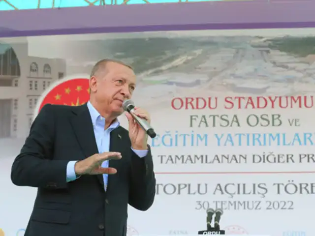 Cumhurbaşkanı Erdoğan, fındık fiyatını açıkladı; Fatsa'nın sosyalist Belediye Başkanı Fikri Sönmez'i hedef aldı